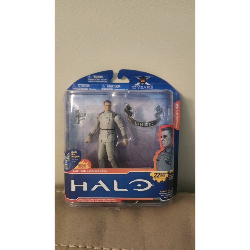 McFarlane Halo Captain Jacob Keyes 10th Anniversary 10 Years Series 2 Figure New